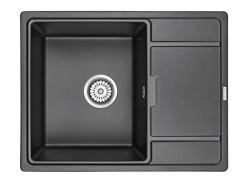 Кухонная мойка Paulmark FLUGEN 50-650 PM216550-BL 65х50 цвет черный